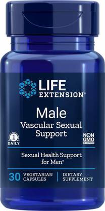 Life Extension Male Vascular Sexual Support, 30 Vegetarian Capsules