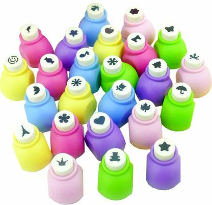 nawani craft punches machine shapes - set of 4 pics- Multi