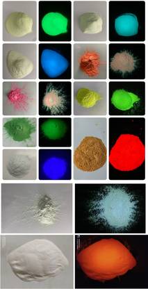 JASH GLOW IN THE DARK 11 Colours ,each 10gm(Total 110gm)