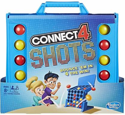 INFINITE POCKET Connect 4 Shots Bounce Em in 4 The Win - Multicolor Party & Fun Games Board Game 23 cm Surfing Board