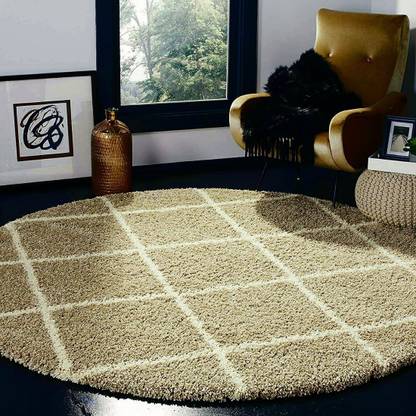 shopgallery Beige Polyester Area Rug