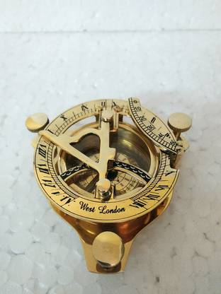 Home Decor Nauticals 3 inch sundial Magnetic Compass Compass