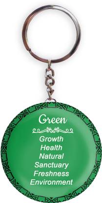 HOLA Green Color Green Color Meaning Pack of 1 Bottle Opener Key Chain
