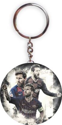 HOLA Black Color Lionel Messi D3 Pack of 1 Bottle Opener Key Chain