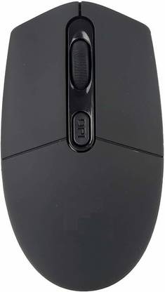 InfiZone Ergonomic Wireless Rechargeable Laser Mouse with 4 Durable Keys and DPI Upto 1600 (Black, 200 hrs Battery Life) Wireless Ambidextrous Laser  Gaming Mouse  with Bluetooth