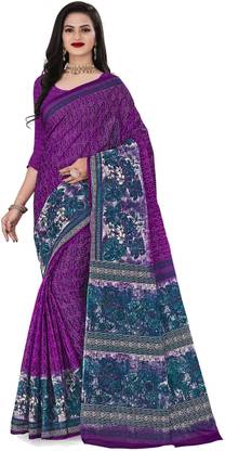 Floral Print Rajkot Pure Cotton Saree