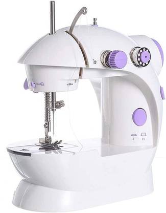 BETZILA 4 in 1 Portable & Compact Mini Sewing Machine, adapter and foot pedal Portable Dual Speed ​​Beginner Sewing Machine with Light Electric Sewing Machine
