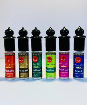 ASHJK COMBO ATTAR SET OF 6 Floral Attar