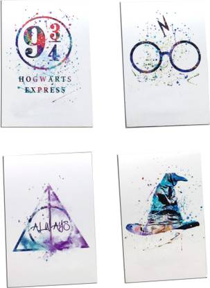 Macro Harry Potter Signs Bookmarks-Set of 4 Magnetic bookmark Bookmark