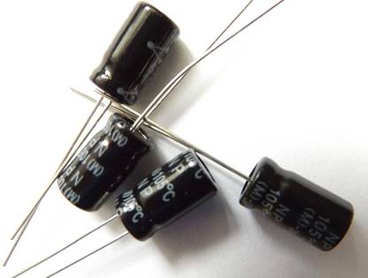 IHC 3.3uf 50v Electrolytic Capacitor (Pack of 50) Electrolytic Capacitor