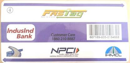 indusind Fastag for Car