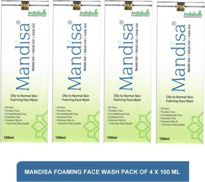 MANDISA foam face wash - deep cleansing face wash(pack of 4)100ml Face Wash