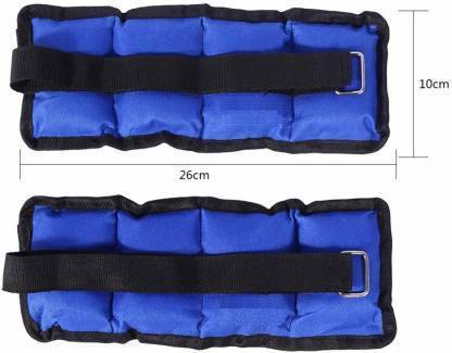 Brawl Nation Ankle Weight For Wrist & Legs Each (500 Gm PAIR) Blue Ankle & Wrist Weight