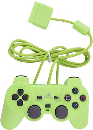 COMPUTER PLAZA GREEN COLOR PS2 REMOTE WIRED (GREEN COLOR)  Gamepad