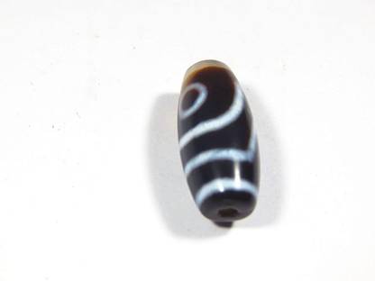 hoseki Exclusive Tibetan 3 Eye Dzi Bead stone Regular Asymmetrical Crystal Stone