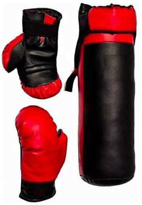 star-max BOXING BAG AND BOXING GLOVES AND HEADGURAD Maize Bag