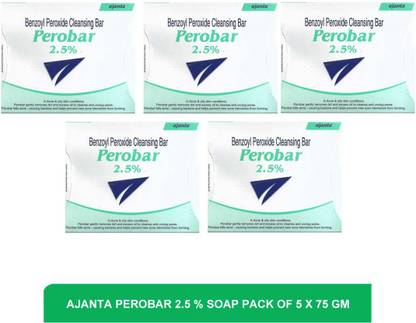 PEROBAR acne removal soap(pack of 5)75g