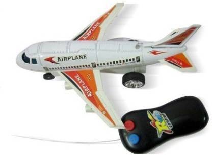 Jalaunsportscreations Remote Control Lighting Airplane For Children 78 (Multicolor)464654