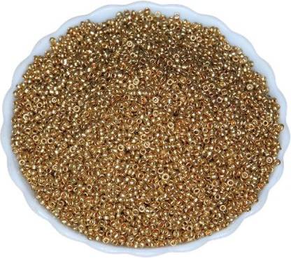 Dealx Uni Gold Round Glass Seed