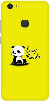 FULLYIDEA Back Cover for VIVO V7, lazy panda