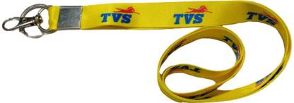 Sms traders TVS Yellow Color Long Tag Keychain 01 Key Chain