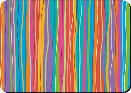 SCOTLON vertical colour lines Non Slip Base Mousepad