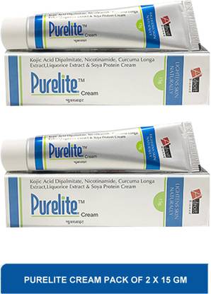PURELITE cream - best skin lightening cream for hyperpigmentation(pack of 2)15g