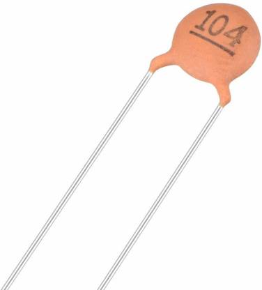 Ihc 104pf 50v Ceramic Disc Capacitor by Indian Hobby Center (Pack of 25) Electrolytic Capacitor