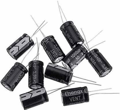 Ihc 1000uF/50v Electrolytic Capacitor (PACK OF 50) Electrolytic Capacitor