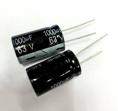 Ihc 1000uF 63V SK-1000uf/63V ELECTROLYTIC CAPACITOR (Pack of 25) Electrolytic Capacitor