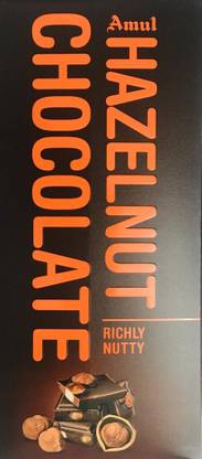 Amul Hazelnut Chocolate , Richly Nutty Bars
