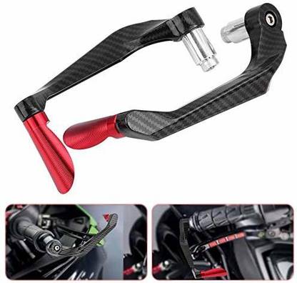 ranarc LEVER GUARD CARBON RED Handlebar Hand Guard