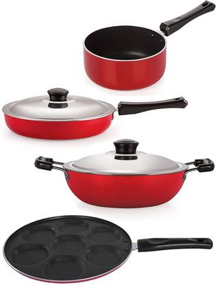 NIRLON FP12_DKD(M)_SP(B)_UP7________ Non-Stick Coated Cookware Set