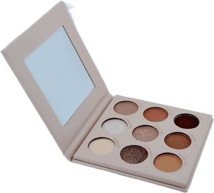 s.f.r color Going Coconuts Pressed Pigment 9 MultiColor Palette ( Glitter,Shimmer,Matte) 9 g
