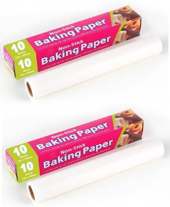 MOREL PARCHMENT PAPER/BAKING PAPER/FOOD WRAPING PAPER NON STICK MICROWAVE & OVEN PROOF (10M X 300MM) PACK OF 2 Parchment Paper