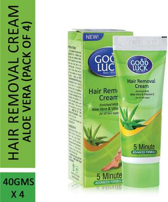 Goodluck Aloe Vera & Vitamin E Hair Removal (Pack of 4) Cream