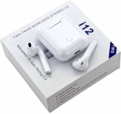 MUSLEK Premium TWS I12 Twins touch sensor Bluetooth headset for all Smartphones M79 Bluetooth