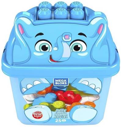 Mega Bloks Jolly Elephant Animal Bucket