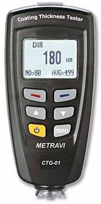 Metravi COATING METER CTG-01 Metravi Instruments CTG-01 Coatmeter/Coating Thickness Gauge for both ferrous and non-ferrous substrates Non-magnetic Engineer's Precision Level