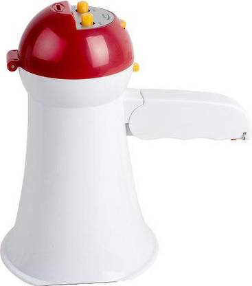 HOT LIFE Megaphone Bullhorn Siren, Powerful and Lightweight Loud Megaphone Speaker with Built In Mic Strap-E Outdoor PA System