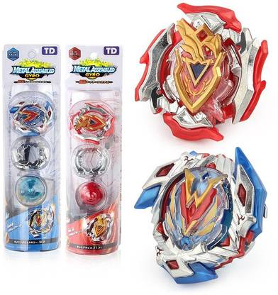 Authfort New Edition TD 2 pcs Bayblade -Z B-104 B-105 Winning Valky Z Achill Toy