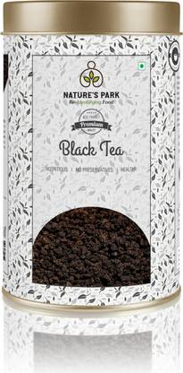 Nature's Park Black Tea - Kick Start Your Day with Pure Indian Loose Tea Leaves (CTC), Refreshing & Strong Black Tea Tin