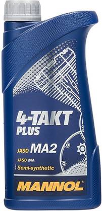 MANNOL 4-TAKT Plus 4 Stroke 10W-40 SEMI-Synthetic Engine Oil JASA MA2 10W-40 4T High Performance Engine Oil