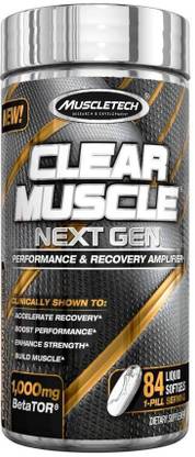 Muscletech Clear Muscle Next Gen (BetaTOR 1000mg, Betaine Anhydrous 250mg)