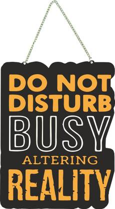 Brothers Creation Home Decoration DO NOT DISTURB Wall hanging decor