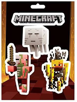 Jinx Minecraft Mobs Nether Sticker PackMulti-Colo4 Multi-Size Stickers