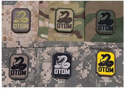 MilSpec Monkey Mil-Spec Monkey DTOM PVC Morale Patch