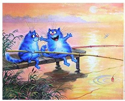 MiDenso Art MiDenso Paint by Numbers DIY Easy Funny Painting Kit for Kids Adults Beginner 16" by 20" Colorful Pattern with Gift Wrap