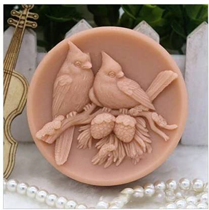 Grainrain Bird Mold soap molds Cold Process Round soap Mold Silicone soap Mold soap molds Silicon