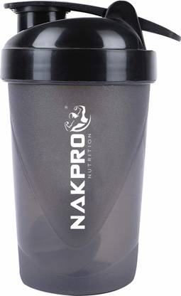 Nakpro Shaker bottle for protein shake, Leakproof Guarantee, Food Grade & BPA 500 ml Plastic Shaker